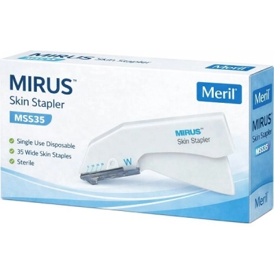 Кожный степлер MIRUS, стандартный размер (35 скобок) (6шт/уп)/УПАК