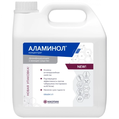 ЧЗ/ Дезинфицирующее средство Аламинол 3 л (концентрат) (ТК-4шт)