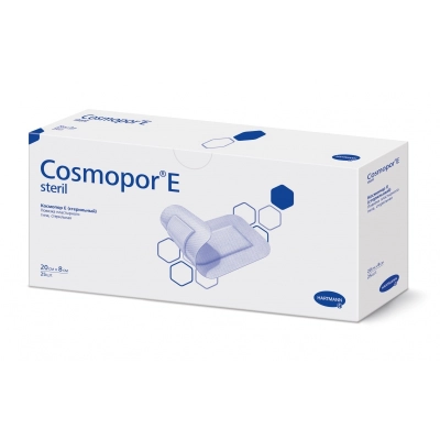 COSMOPOR E steril - Самоклеящиеся послеоперац.повязки 20х8см (25шт/уп) (ТК-12уп)