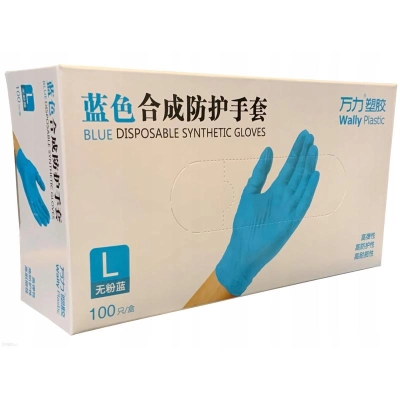 Перчатки Walli Plastic M 50пар/уп.