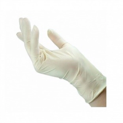 Перчатки SurgiSoft, латексные неопудренные, р. 8,5, стерил.,текстурир. (50пар/упак)