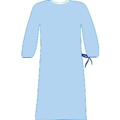 Халат хирургический СТЕРИЛЬНЫЙ (52-54) пл.25 (Гекса) (ТК-45 уп)