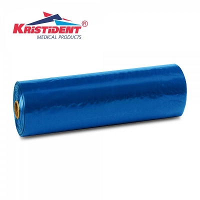 Фартук полиэтиленовый Кристидент 56×76, синий (200 шт/рулон)