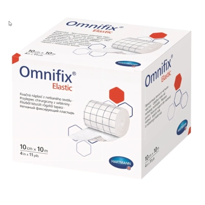 OMNIFIX elastic - Гипоаллергенный из неткан. матер. белый, 10мх10см (ТК-36уп)