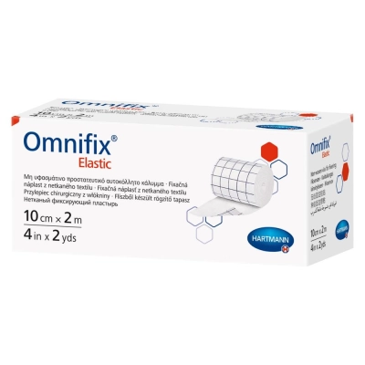 OMNIFIX elastic - Гипоаллергенный из неткан. матер. белый, 2мх10см (ТК-64уп)