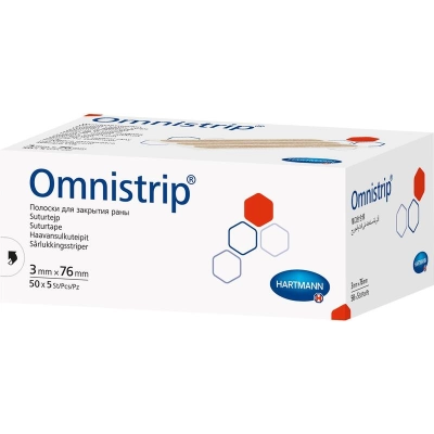 OMNISTRIP - Гипоалл. полоски на опер. швы стер., 3х76мм №5 (250шт/уп)