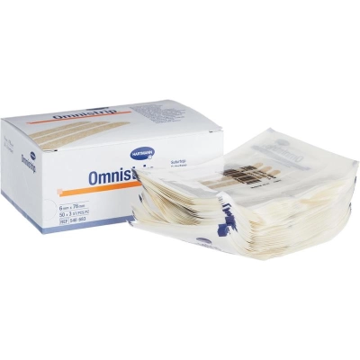OMNISTRIP - Гипоалл. полоски на опер. швы стер., 6х76мм №3 (150шт/уп)