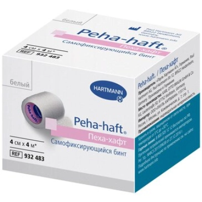 Перевяз. ср-ва Бинт самофикс эласт 4 м х 4 см, PEHA-HAFT