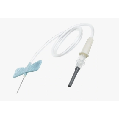 Игла-бабочка Improvacuter 23G 0.6х19 мм голубая с луер-адаптером (100шт/уп)