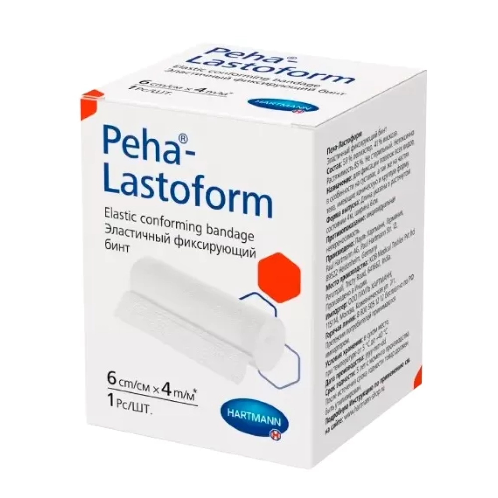 Перевяз. ср-ва Бинт самофикс эласт 4 мх6 см, PEHA-LASTOFORM Перевяз. ср-ва Бинт самофикс эласт 4 мх6 см, PEHA-LASTOFORM