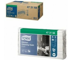 Протирочный нетканый материал 140 шт., TORK (Система W4) Premium, серый, 38,5×42,8 см, 197278