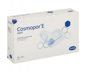 COSMOPOR E steril - Самоклеящиеся послеоперац.повязки: 15 х 8 см; (25 шт/уп)