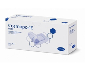COSMOPOR E steril - Самоклеящиеся послеоперац.повязки: 15 х 6 см; (25 шт/уп)