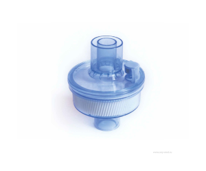 Фильтр дыхательный тепловлагообменный с портом Luer-Lock для взрослых (бумажная мембрана)