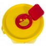 Емкость-контейнер для сбора игл 2,0л кл. Б (желтый) "Рекспект"